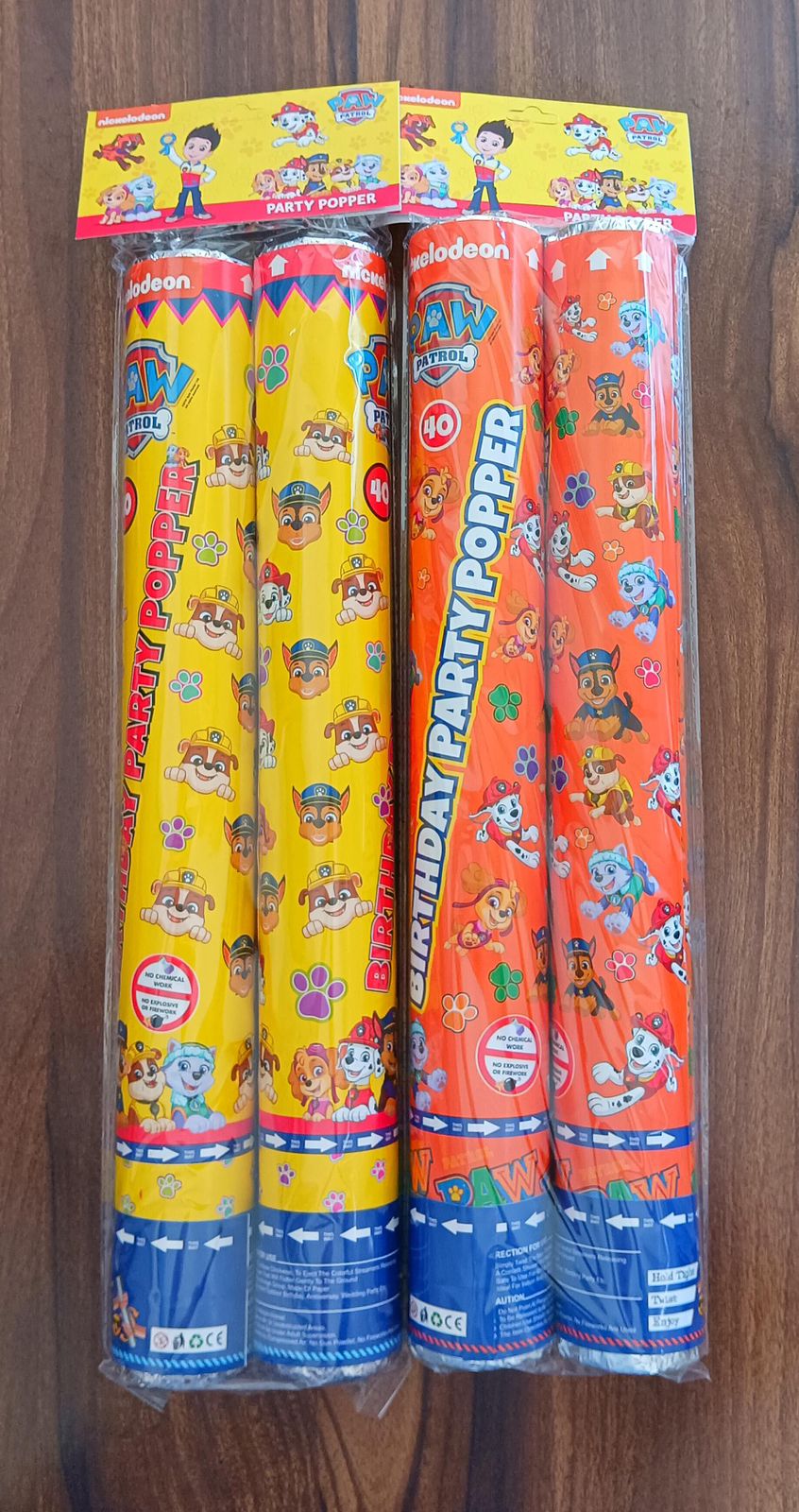 40CM Cartoon Party Poppers
