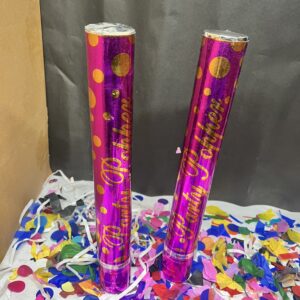 40Cm Red-Fancy confetti Party popper
